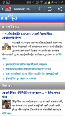 Nepali News android App screenshot 4